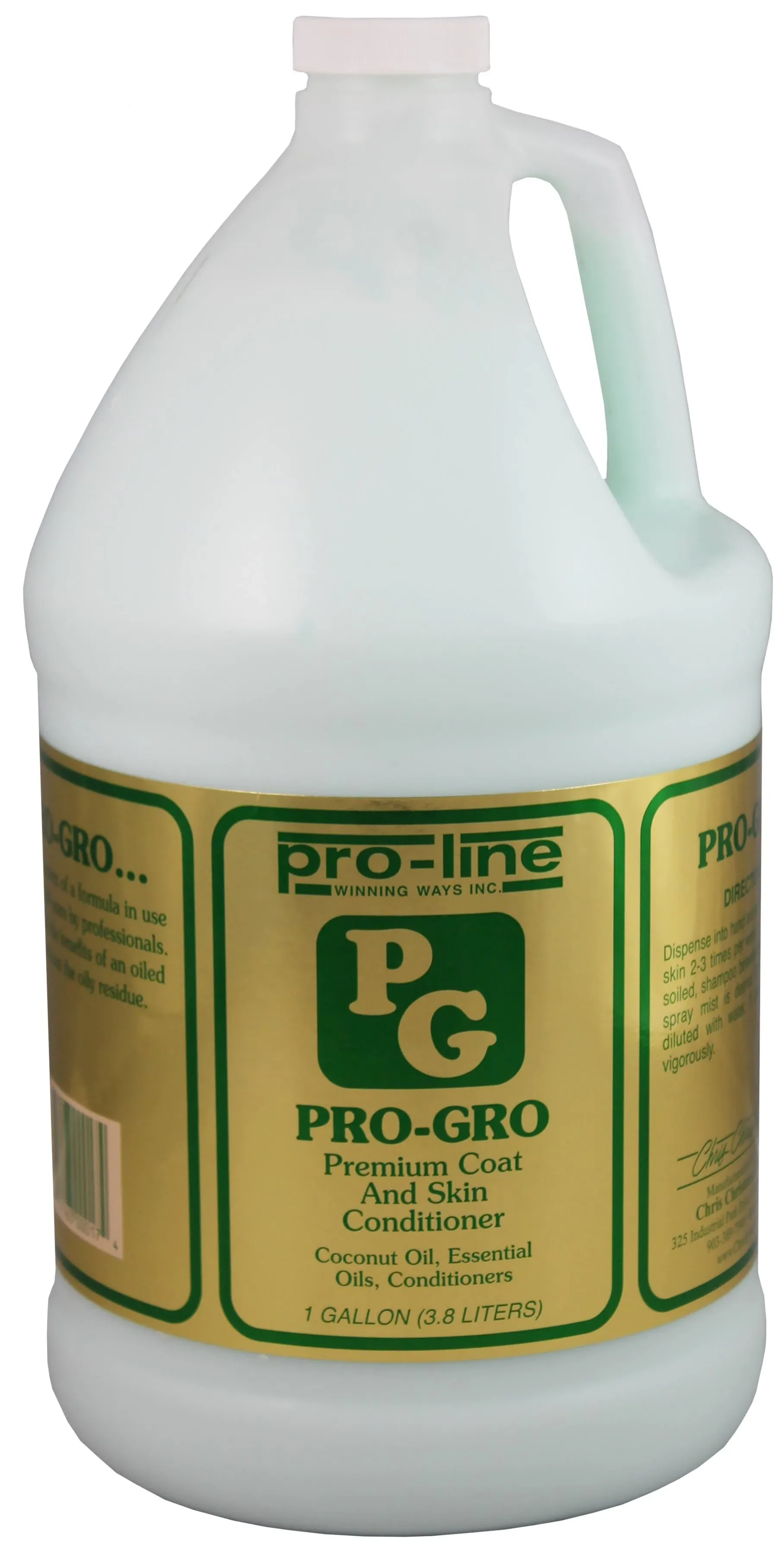 Chris Christensen ProLine Pro-GRO Premium Conditioner, Groom Like a Professional, Deeply Moisturizes, Gallon