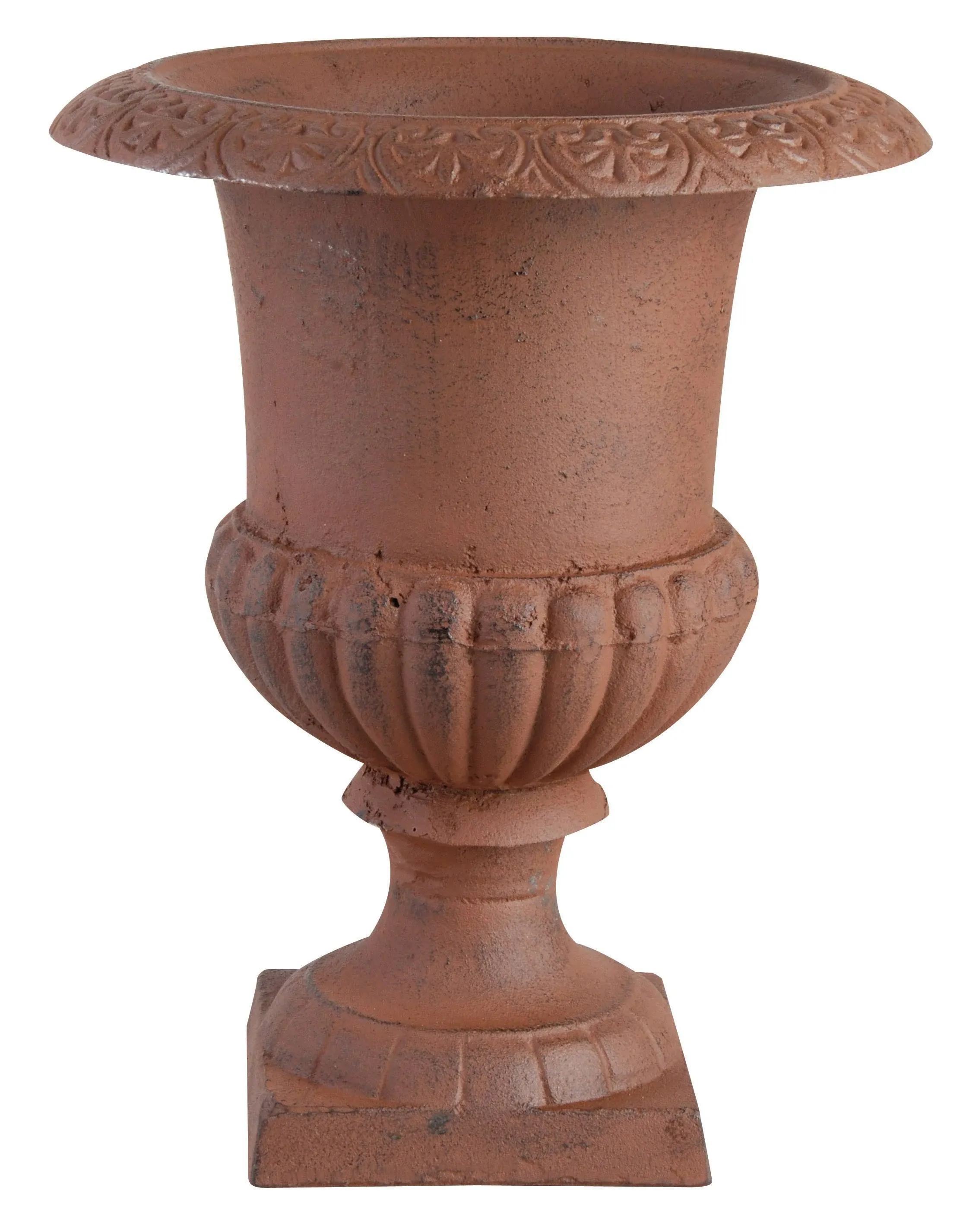 Esschert Design French Urn Cast Iron Antique Brown - Medium