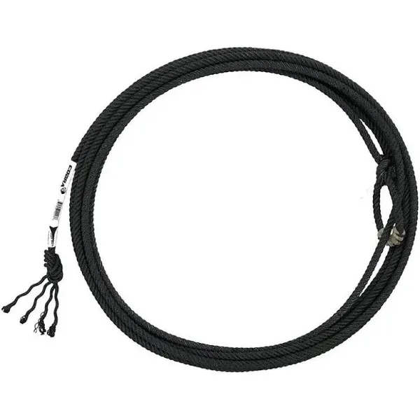  Fast Back Cobra Rope  Order the Black 4Strand Fast Back Cobra Head Rope Online at South Texas Tack