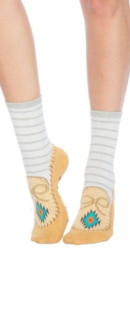 Moccasin Women's Slipper Socks