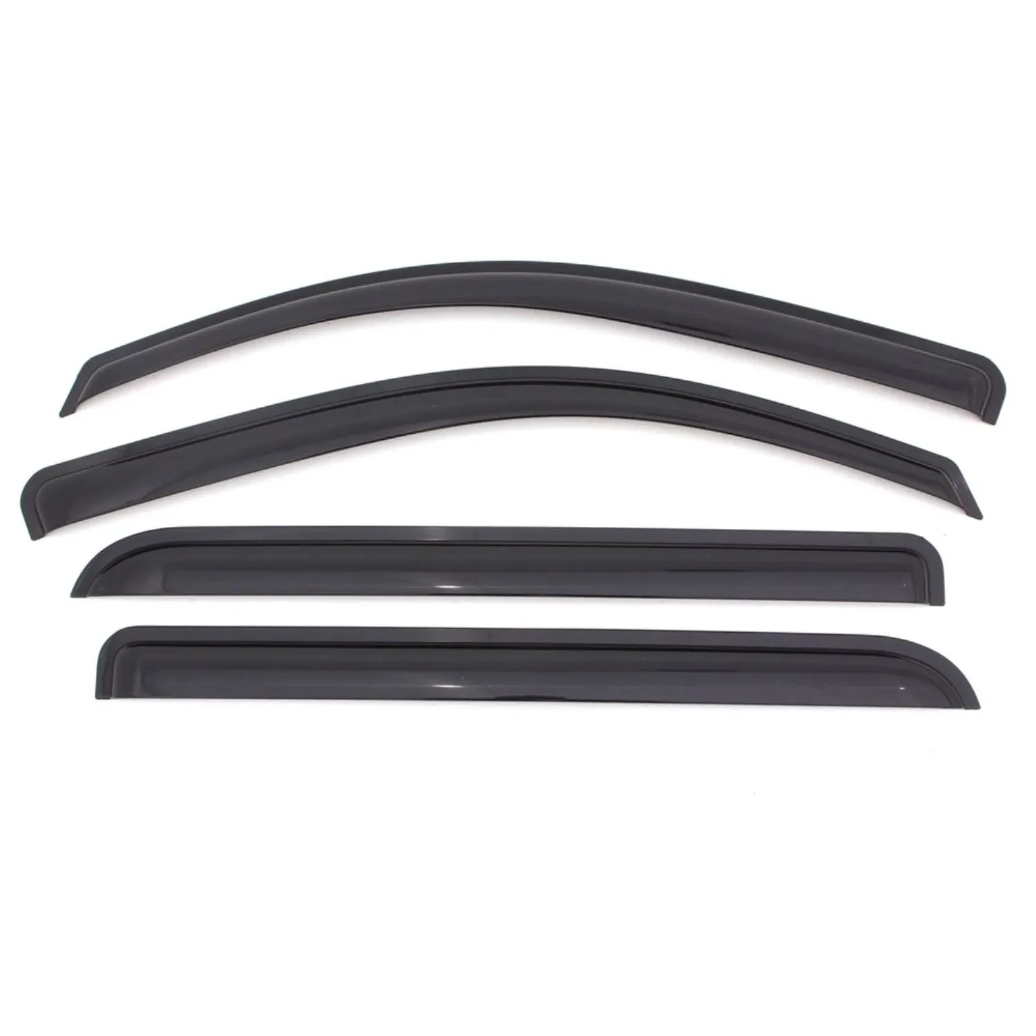 Auto Ventshade [AVS Outside Mount Ventvisor/Window Deflectors | Fits 2015-2024 Ford Edge, 4 pcs. | Smoke - 94930