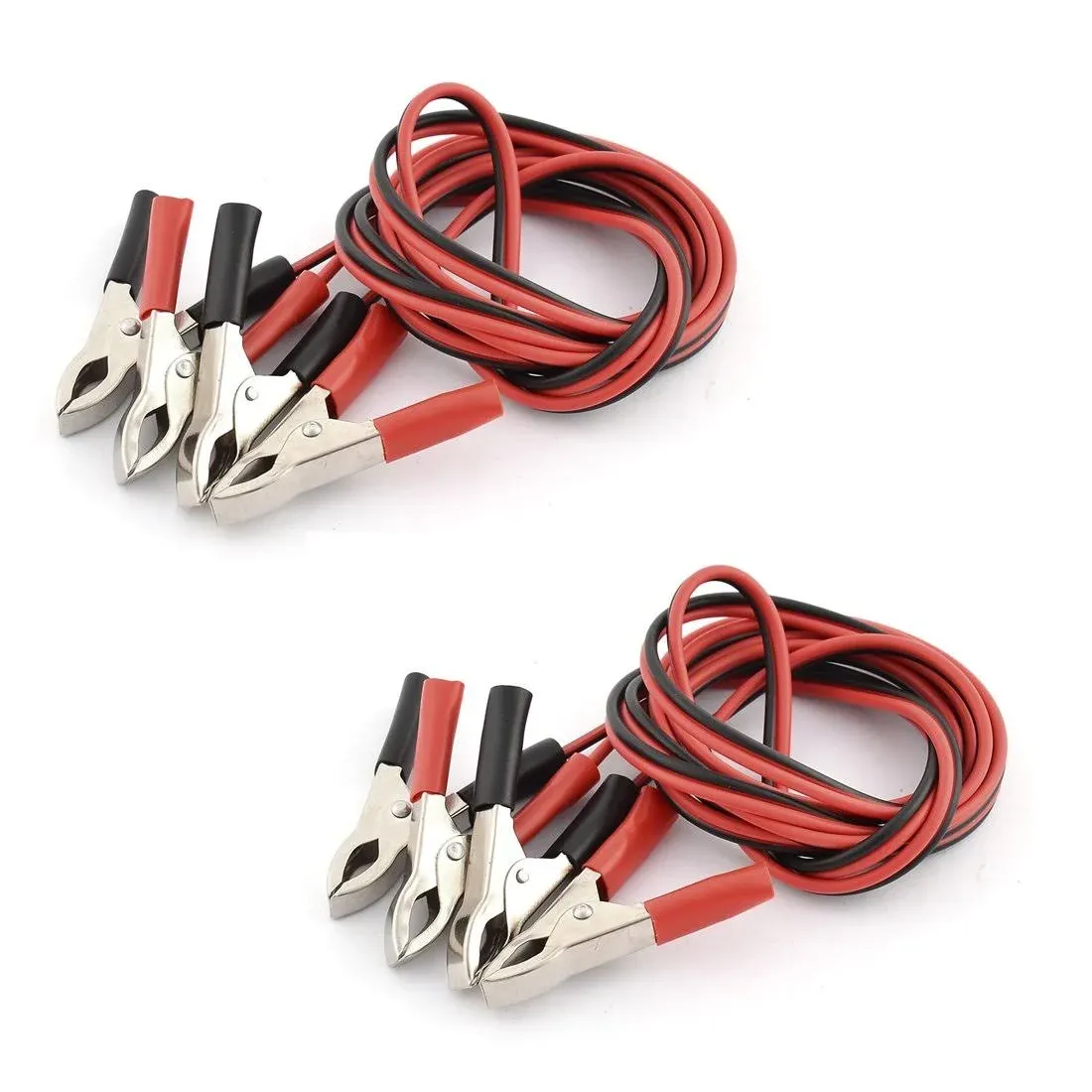 5A Alligator Clip Double Wire Battery Test  Jumper Cable 1.5M Long 2pcs