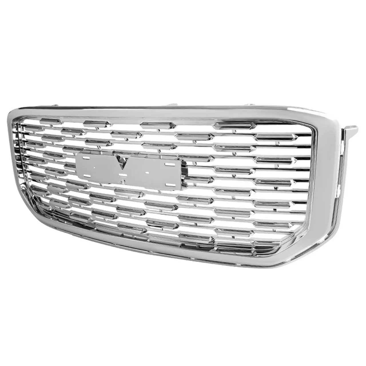 Denali Style Mesh Upper Replacement Grille; Chrome (15-20 Yukon)