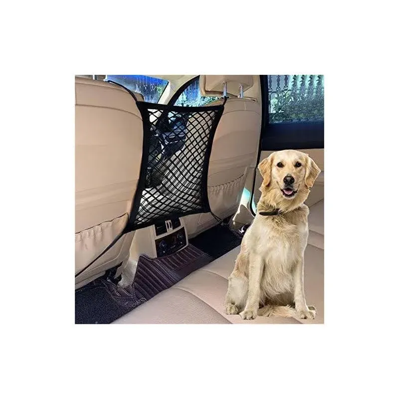 Dykeson Pet Barrier Dog Car Net Barrier with Auto Safety Mesh Organizer Baby ...