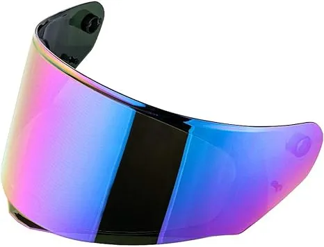 LS2 Assault/Rapid/Stream Pinlock Ready Outer Face Shield Street Motorcycle Helmet Accessories - Rainbow Iridium/One Size