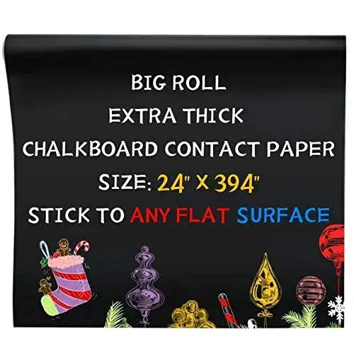 Oxdigi Black Chalkboard Contact Paper