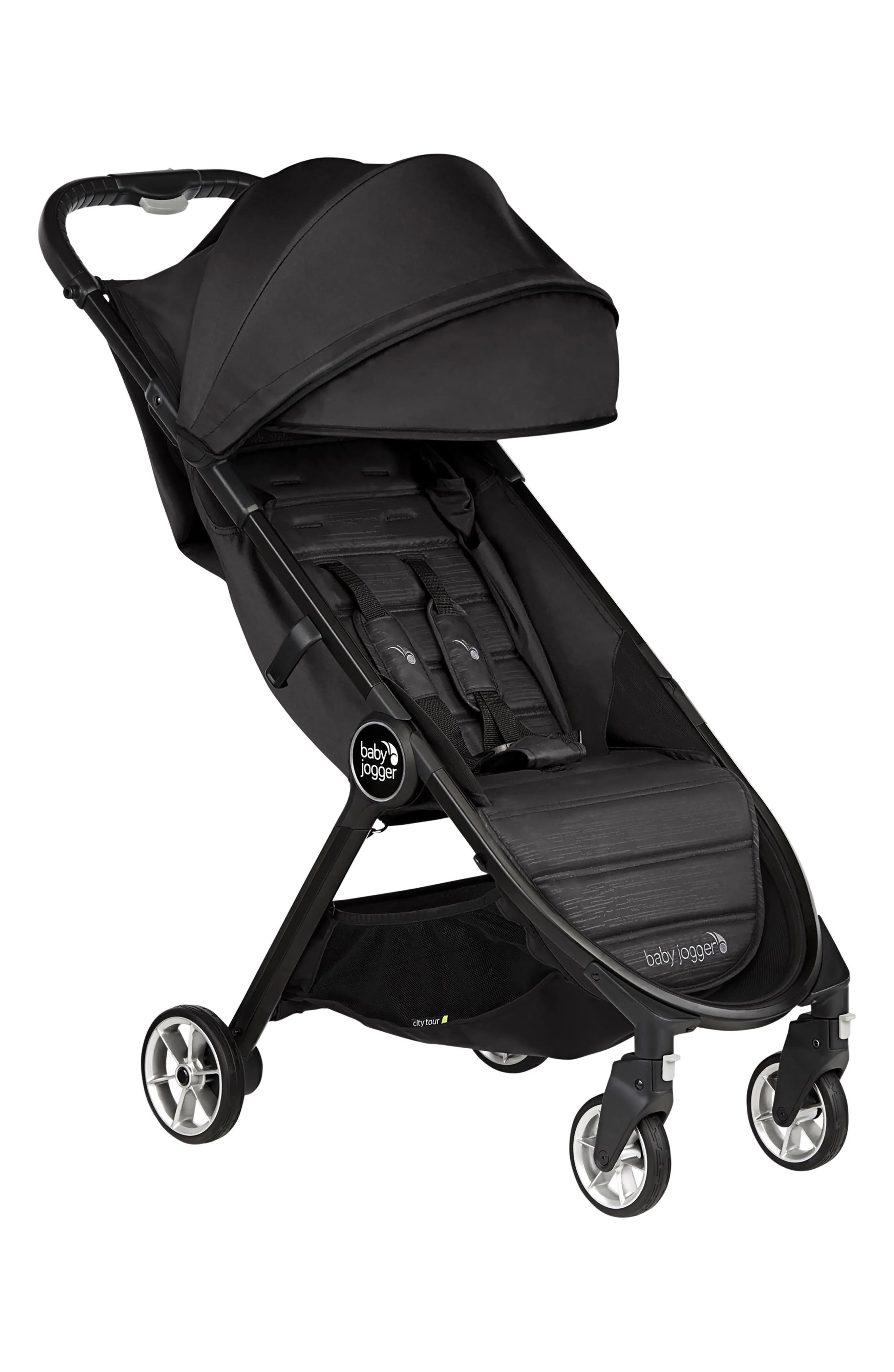 Baby Jogger City Tour 2 Lightweight Compact Travel Stroller with Belly Bar, Jet