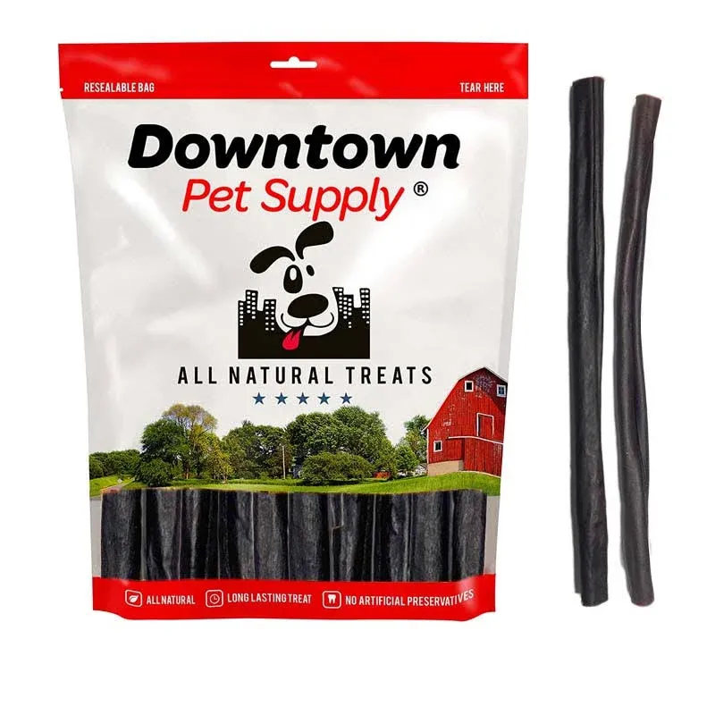 12 inch Natural Odorless Collagen Sticks by Downtown Pet Supply - Long Lasting ...