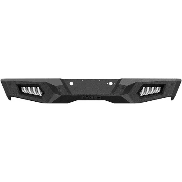 Tyger® TG-BP9C80498 - Fury Full Width Black Powder Coated Rear HD Bumper