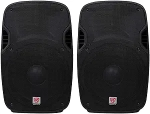 Rockville SPGN154 15" Passive 1600W DJ PA Speaker ABS Lightweight Cabinet 4 Ohm