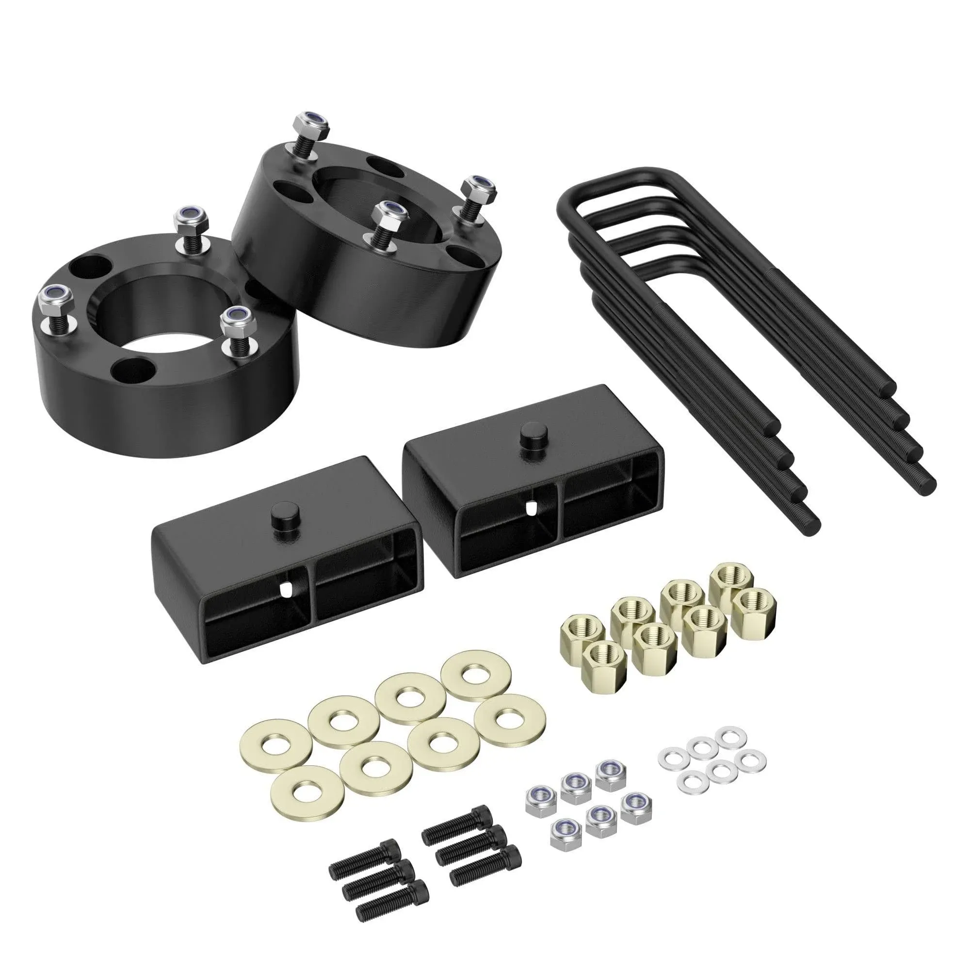 3" Front and 2" Rear Leveling Lift Kit for 2007-2020 Silverado 1500 2007-2020 Sierra 1500 2WD/4WD,3"+2" Strut Spacers Raise Your 2007-2020 Silverado/Sierra 1500