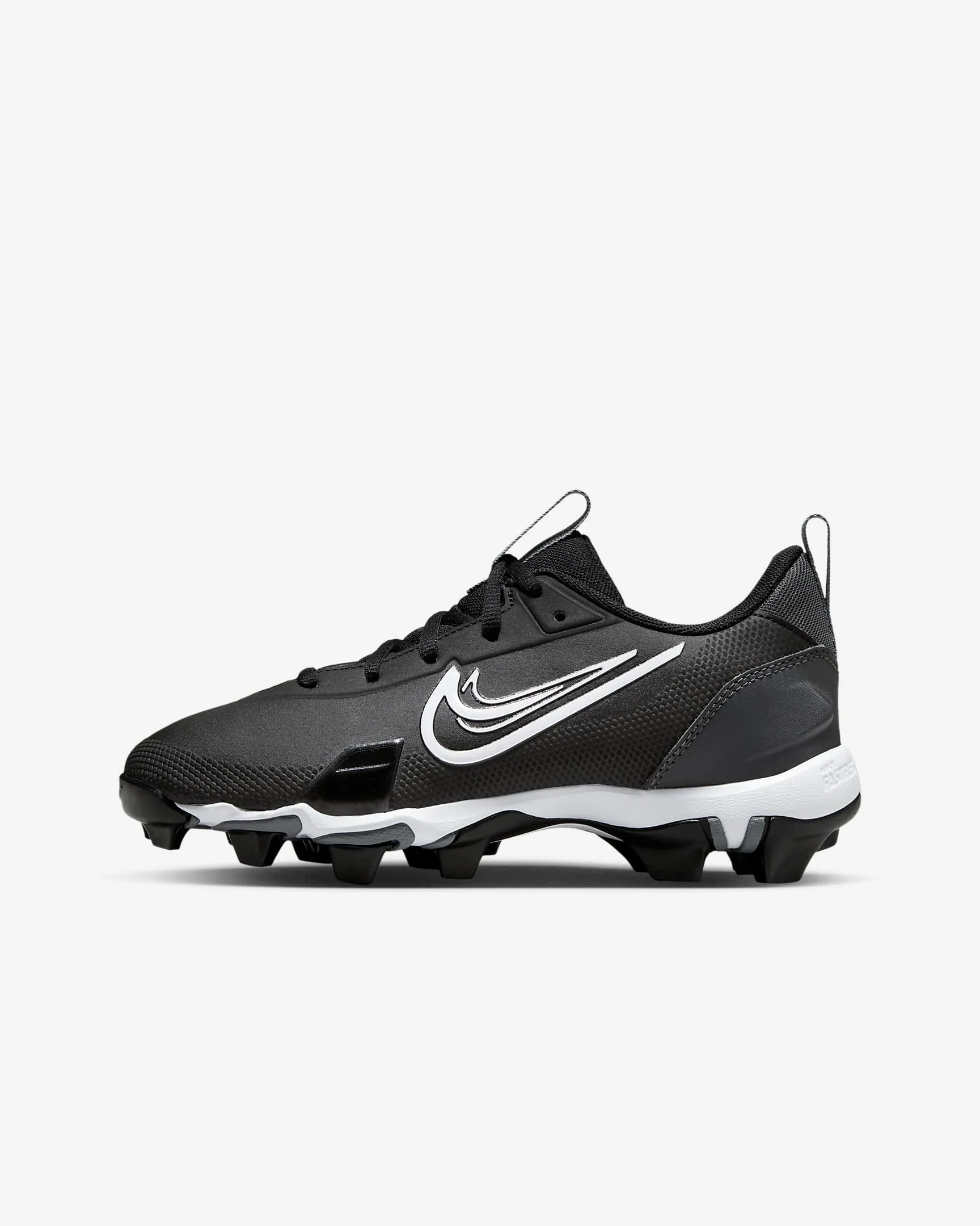 Nike Force Trout 9 Keystone Big Kids' Baseball Cleats (FB9731-002, Pewter/Wolf Grey/Black/Black)