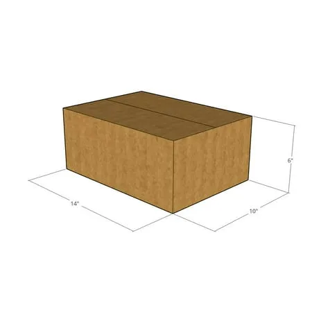 10 -14x10x6 - 32 ECT Corrugated Boxes -New for Moving or Shipping Needs