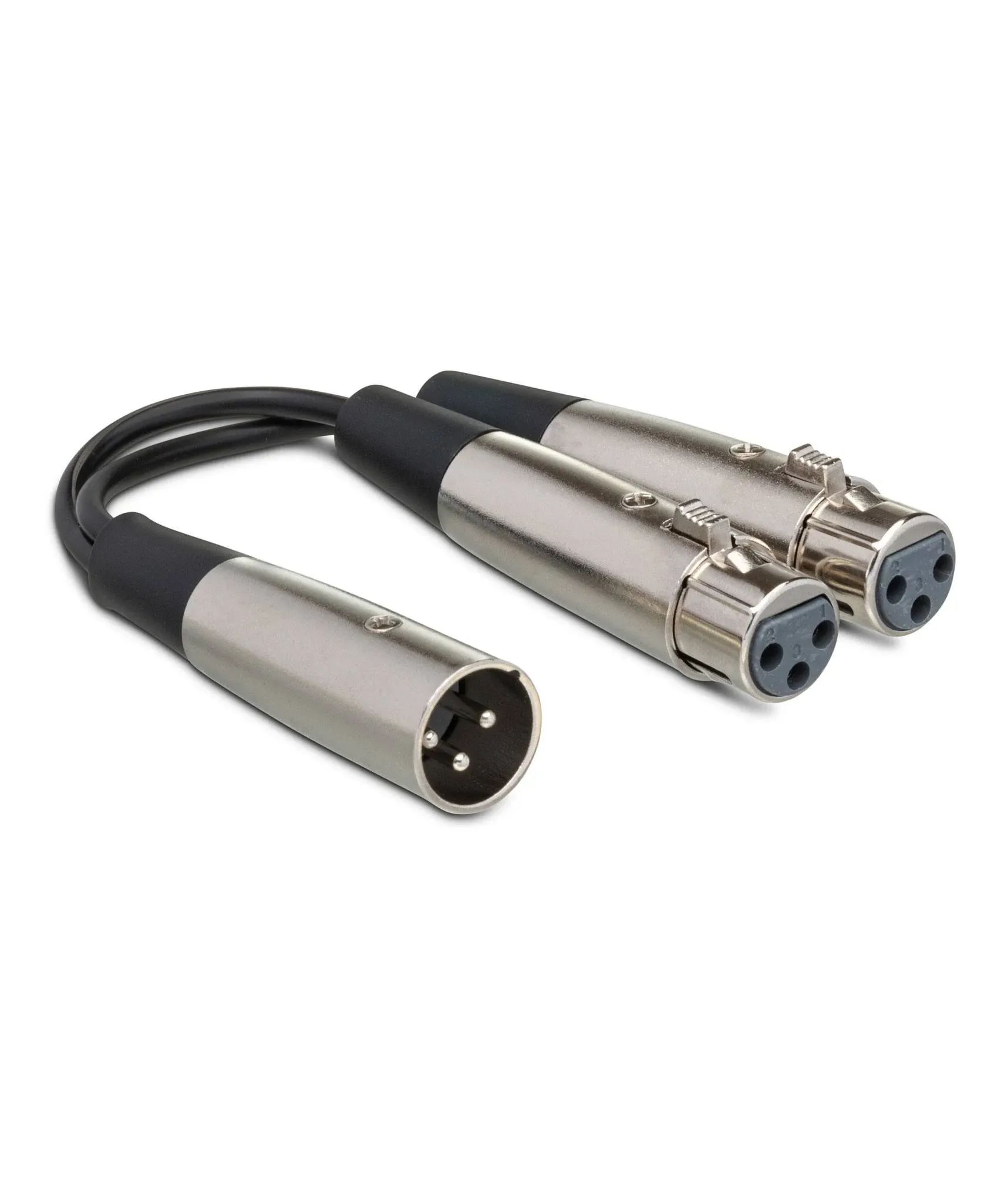 Hosa YXF-119 Y Cable, Dual XLR3F to XLR3M, New!