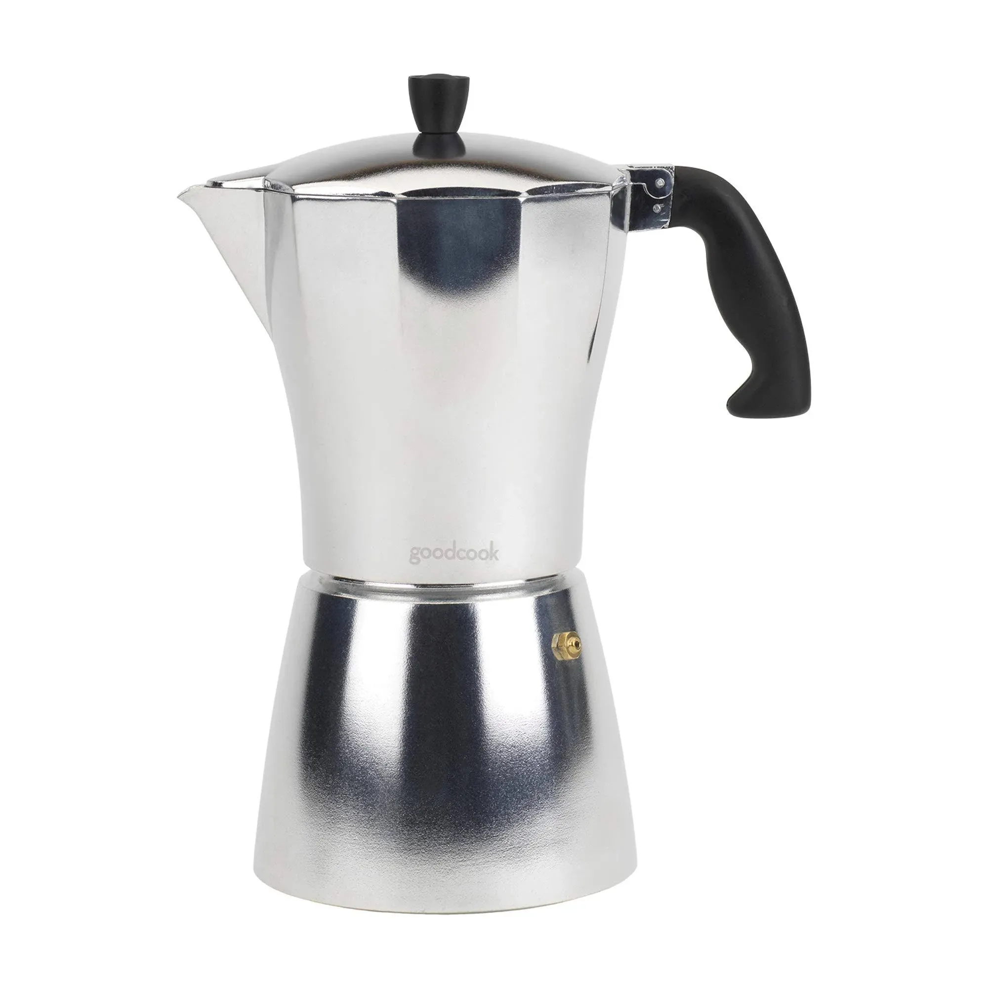 GoodCook Koffe 3-Cup Aluminum Stovetop Moka Pot Espresso Maker