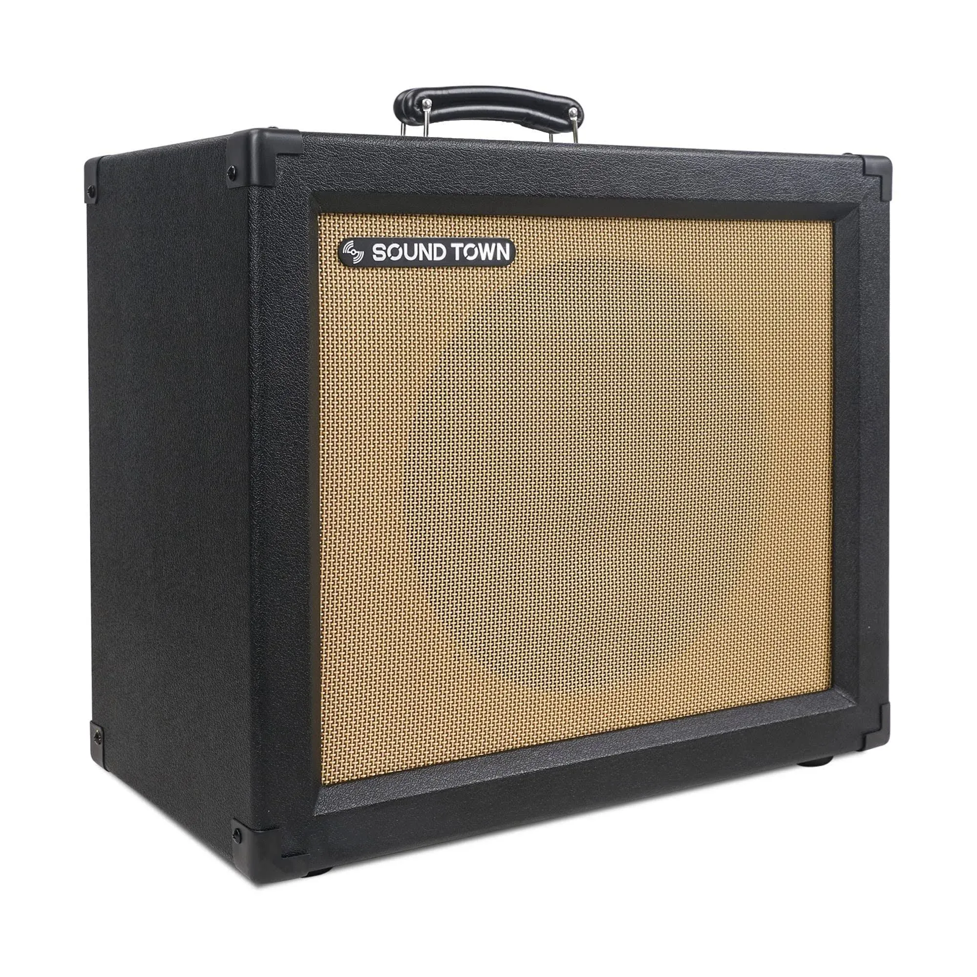 Sound Town 1 x 12" 65W Open-Back Guitar Speaker Cabinet