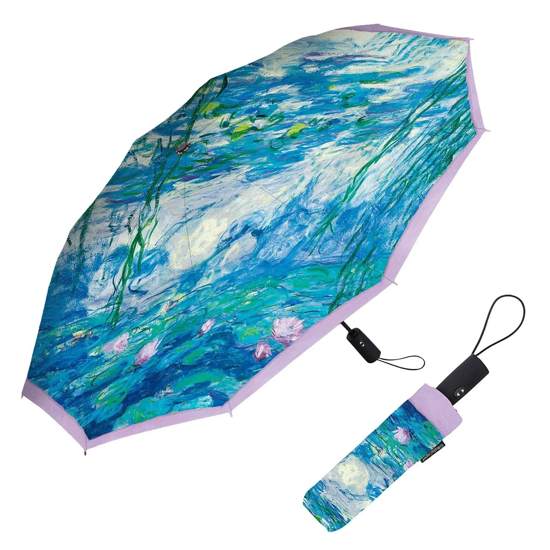 Monet Nympheas Folding Travel Umbrella