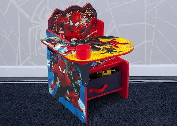 Delta Children Chair Desk with Storage Bin Spider-Man