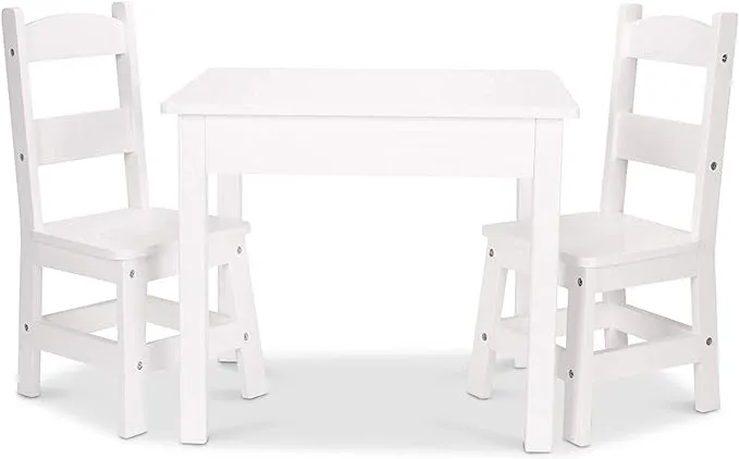 Melissa & Doug Wooden Table Chairs Set