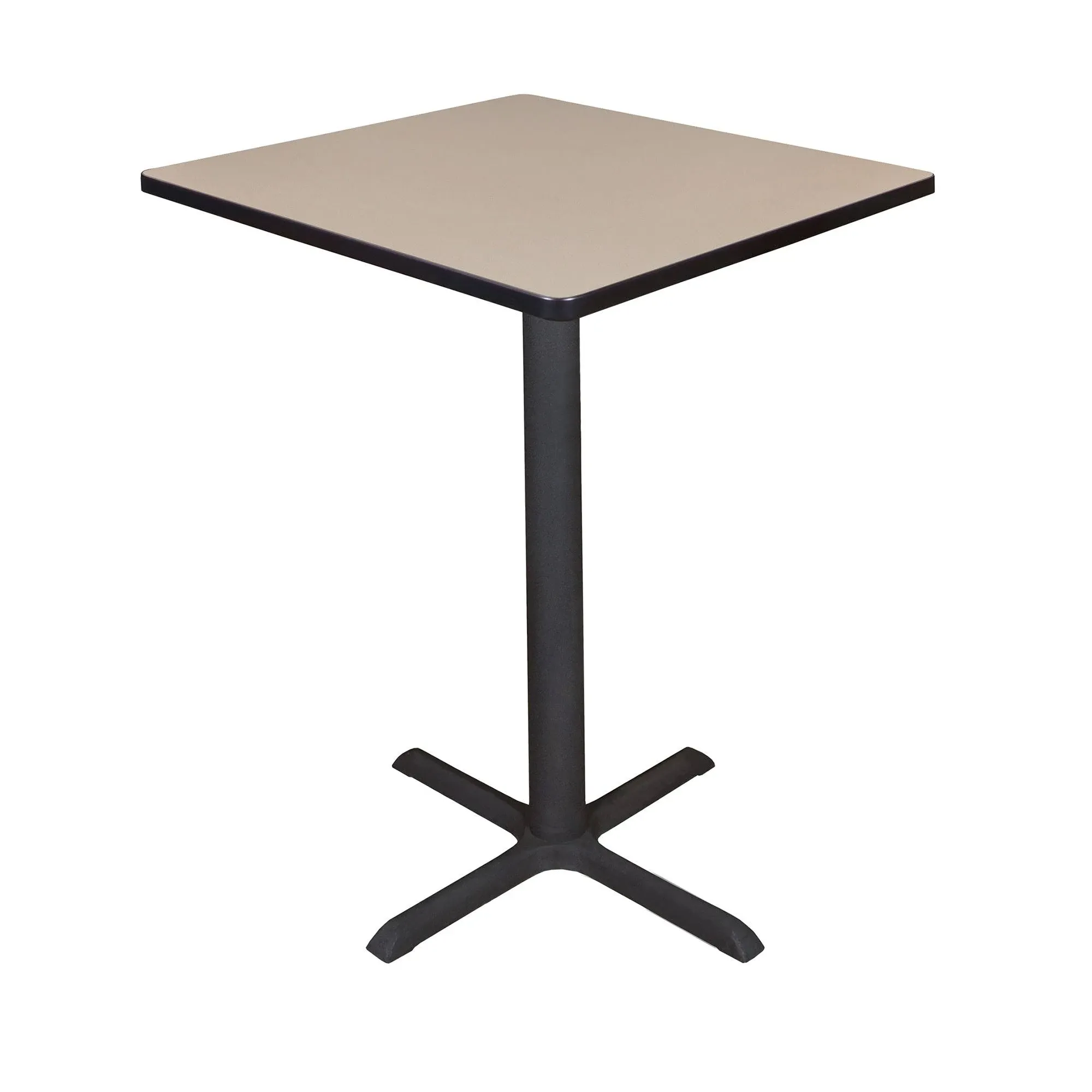 Regency Cain Small 30 in. Square X-Base Cafe Table