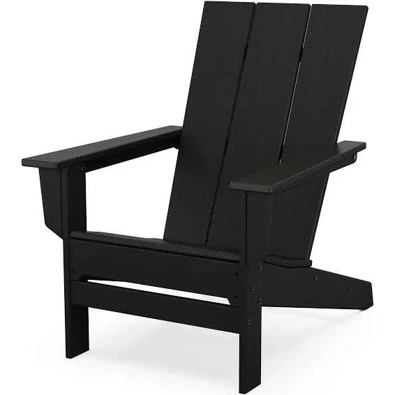 POLYWOOD Modern Folding Adirondack Chair in Aruba