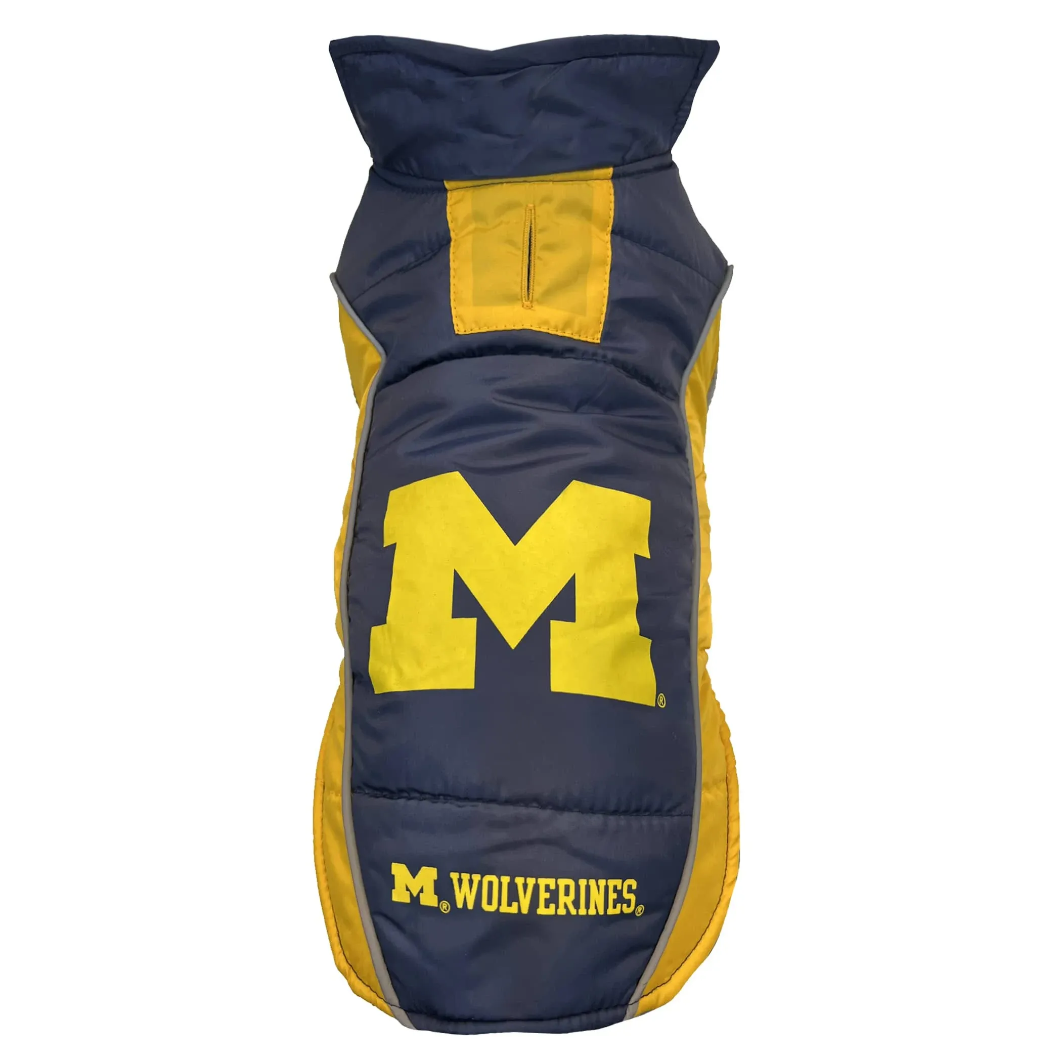 Pets First Collegiate MICHIGAN WOLVERINES Dog Puffer Vest  Size: S