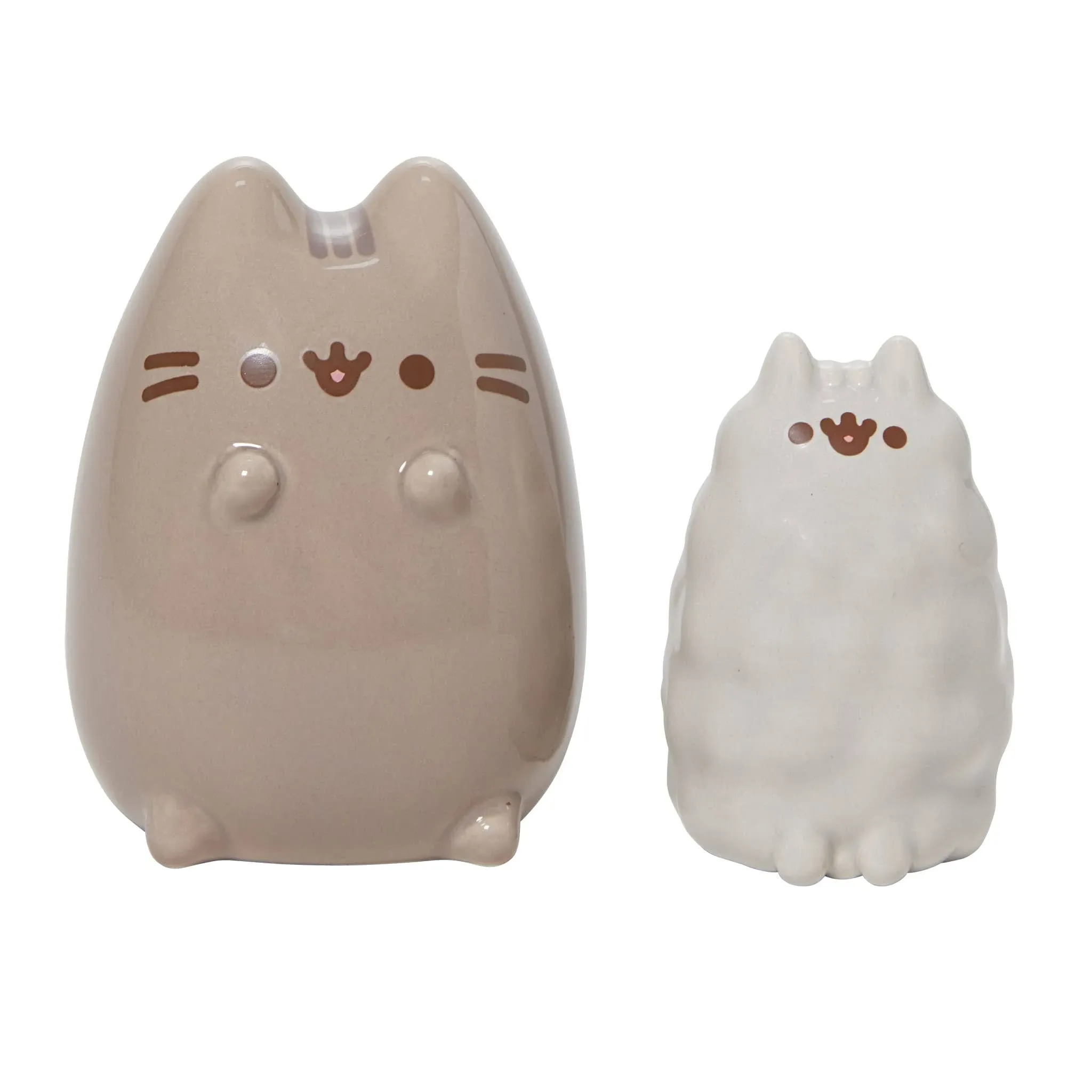 Enesco Pusheen The Cat and Stormy Sculpted Salt and Pepper Shaker Set, 3.54 Inch, Multicolor