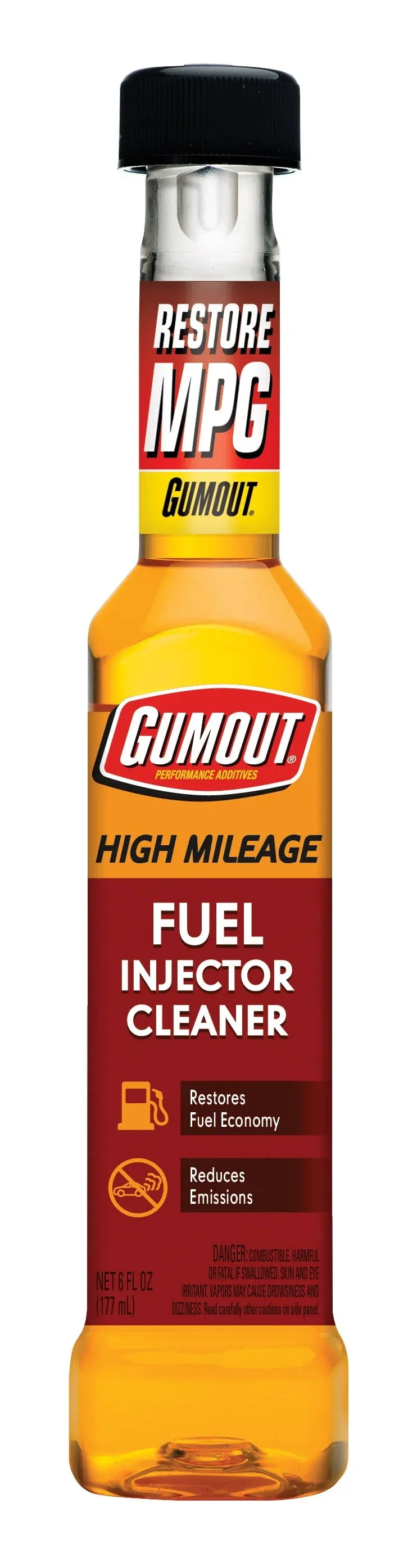 Gumout High Mileage Fuel Injector Cleaner 6 oz. (Pack of 6)