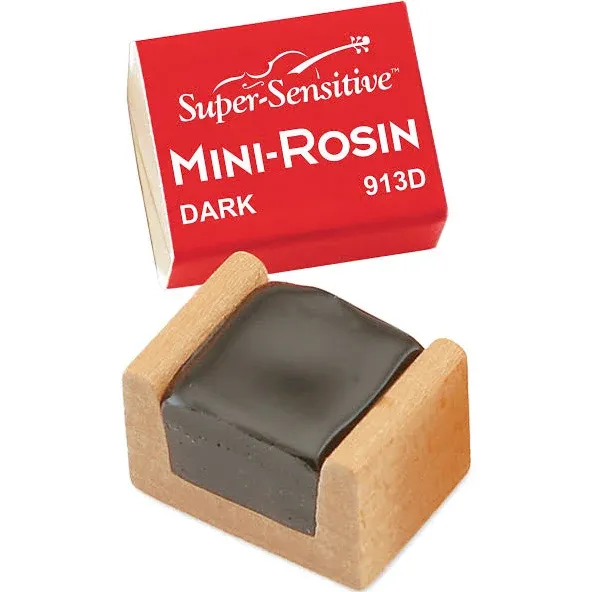 Super-Sensitive Dark Rosin for Mini / Violin 48 Pack