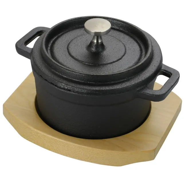 Gibson Home Campton 0.3-Quart Cast Iron Dutch Oven