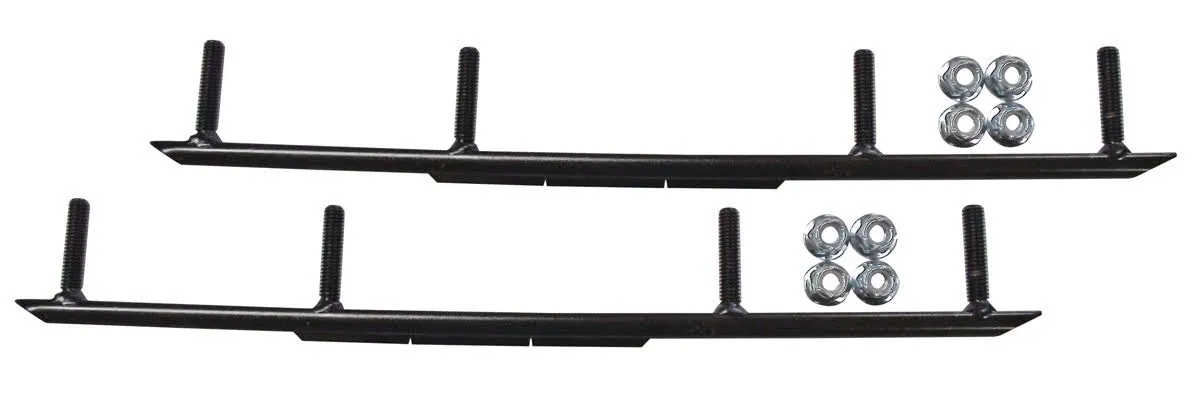 6&#034; Round Bar (1/2&#034;) Snowmobile Ski Carbides (Pair)- C&amp;A Pro/Curve RM8906