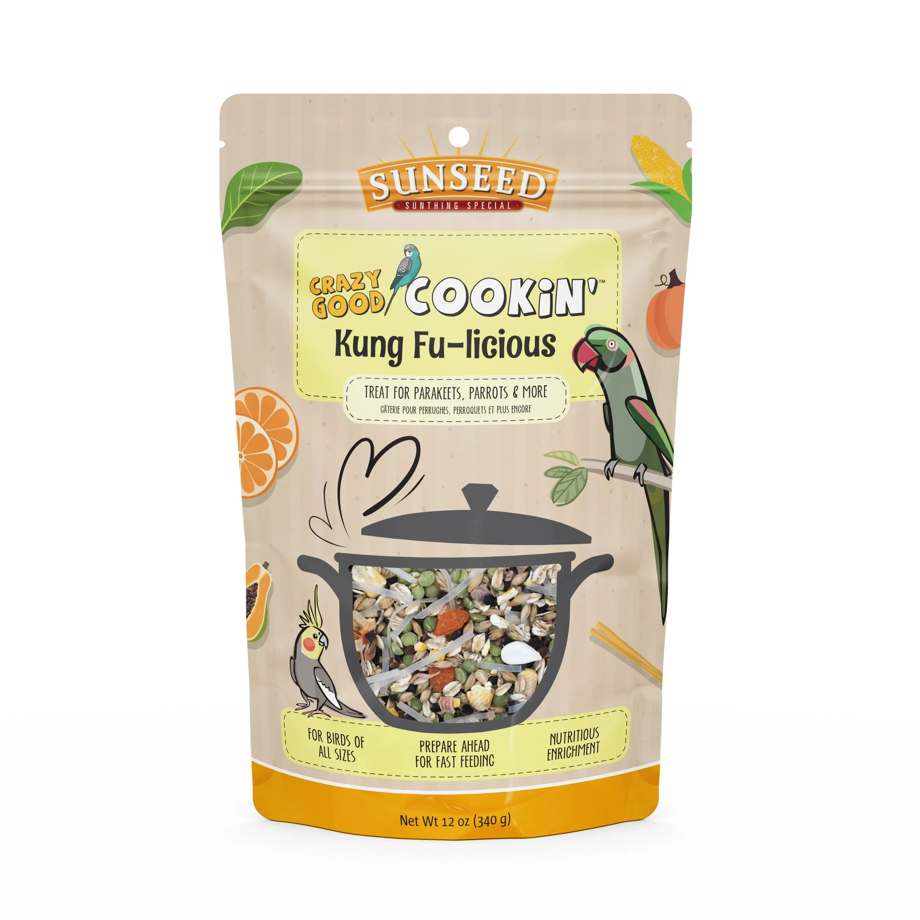 Sunseed® Crazy Good Cookin' Kung Fu-Licious for Birds 12 Oz