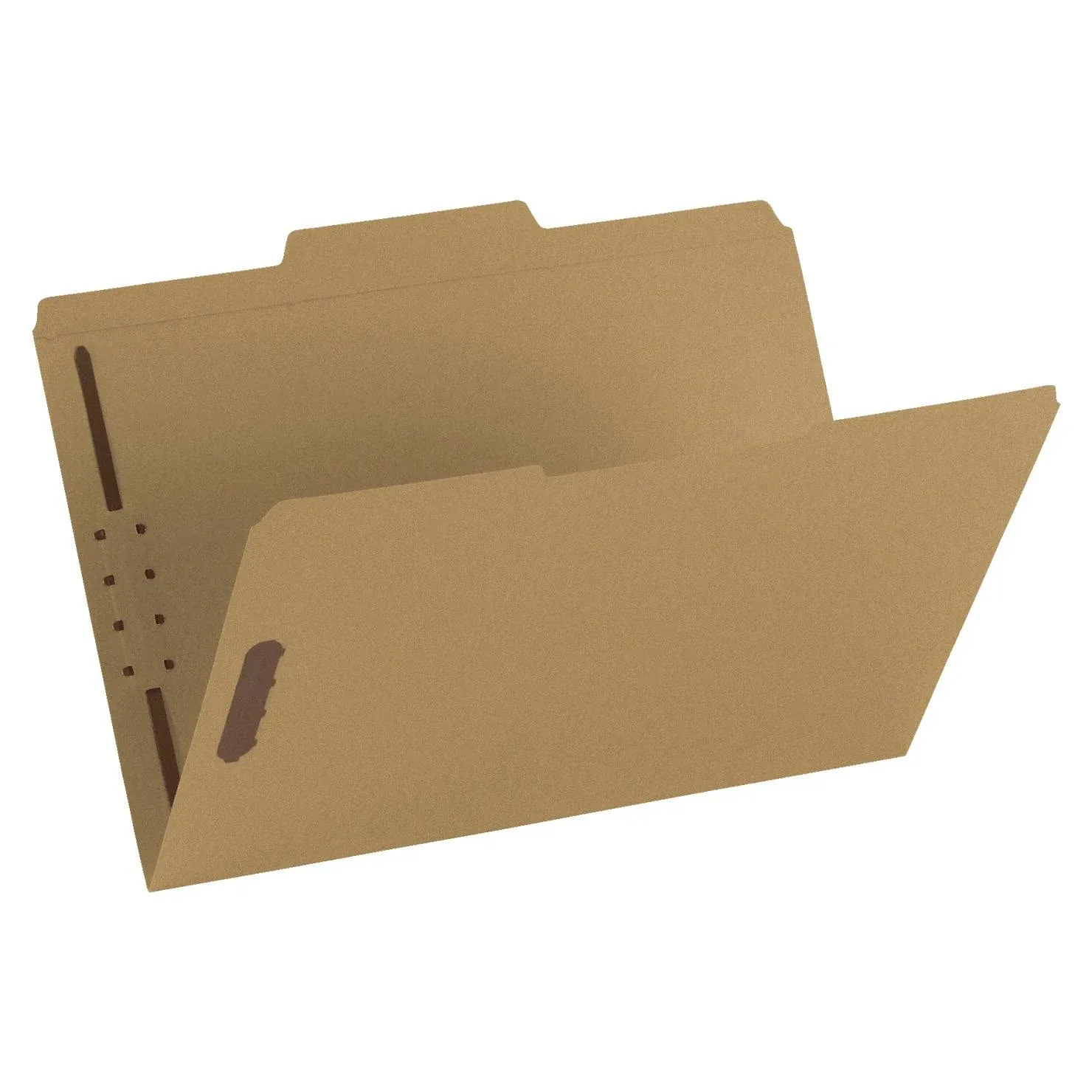 Smead Top Tab 2-Fastener Folders, 1/3-Cut Tabs, Legal size, 11 Pt. Kraft, 50/Box