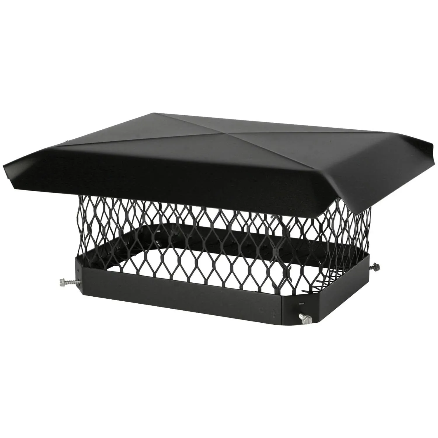 Shelter SC913 Chimney Cap Black Steel 9 x 13-in