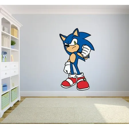 Design with Vinyl Sonic The Hedgehog Cartoon Character Wall Sticker