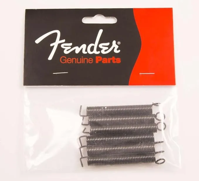 Fender Black Tremolo Tension Spring Set of 6