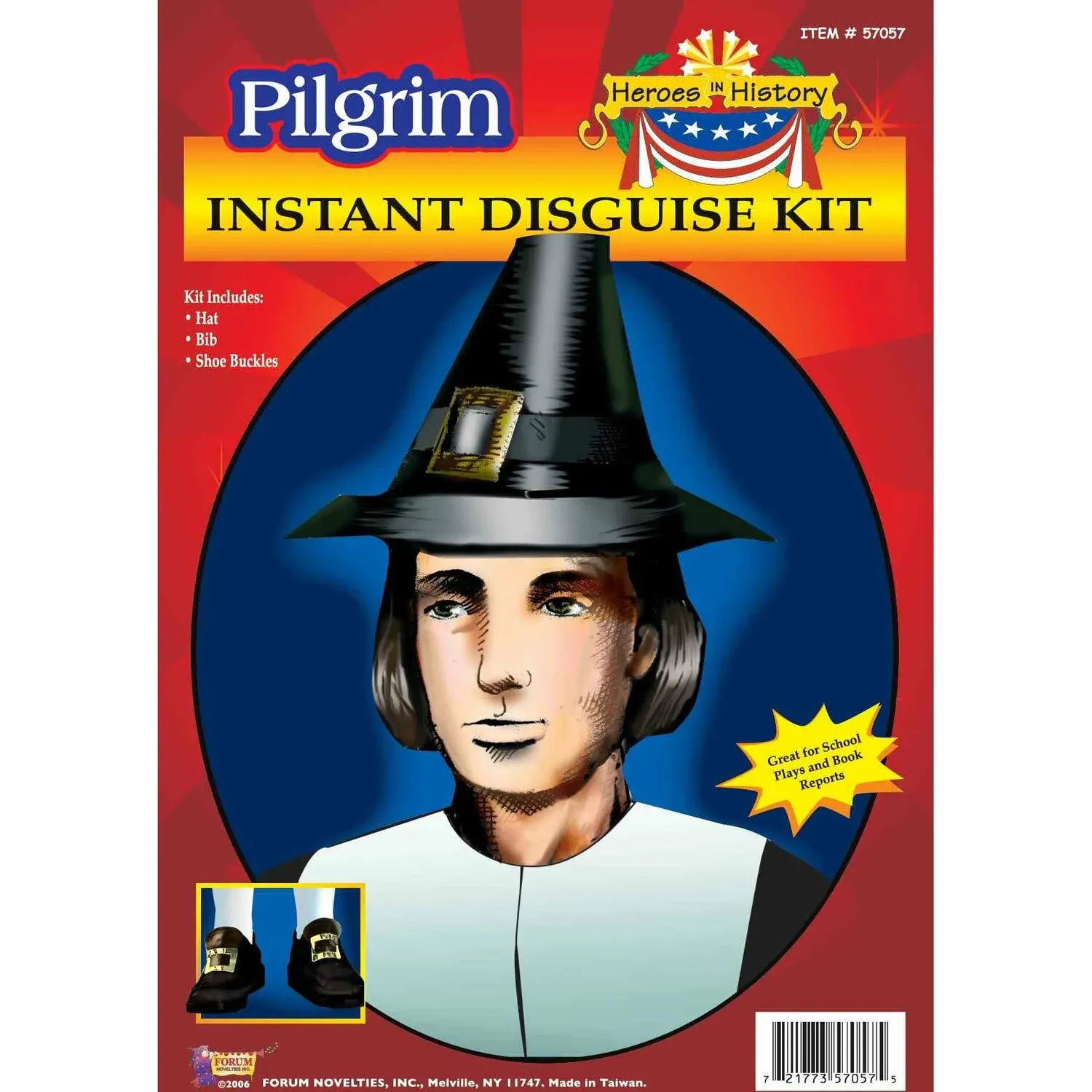 Pilgrim Man Disguise Kit - Heroes In History