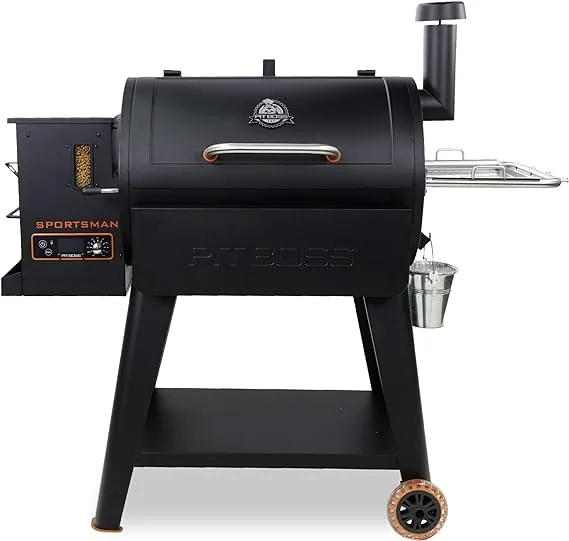 PIT BOSS 10537 PB0820SP Wood Pellet Grill, 820 Square Inches, Black