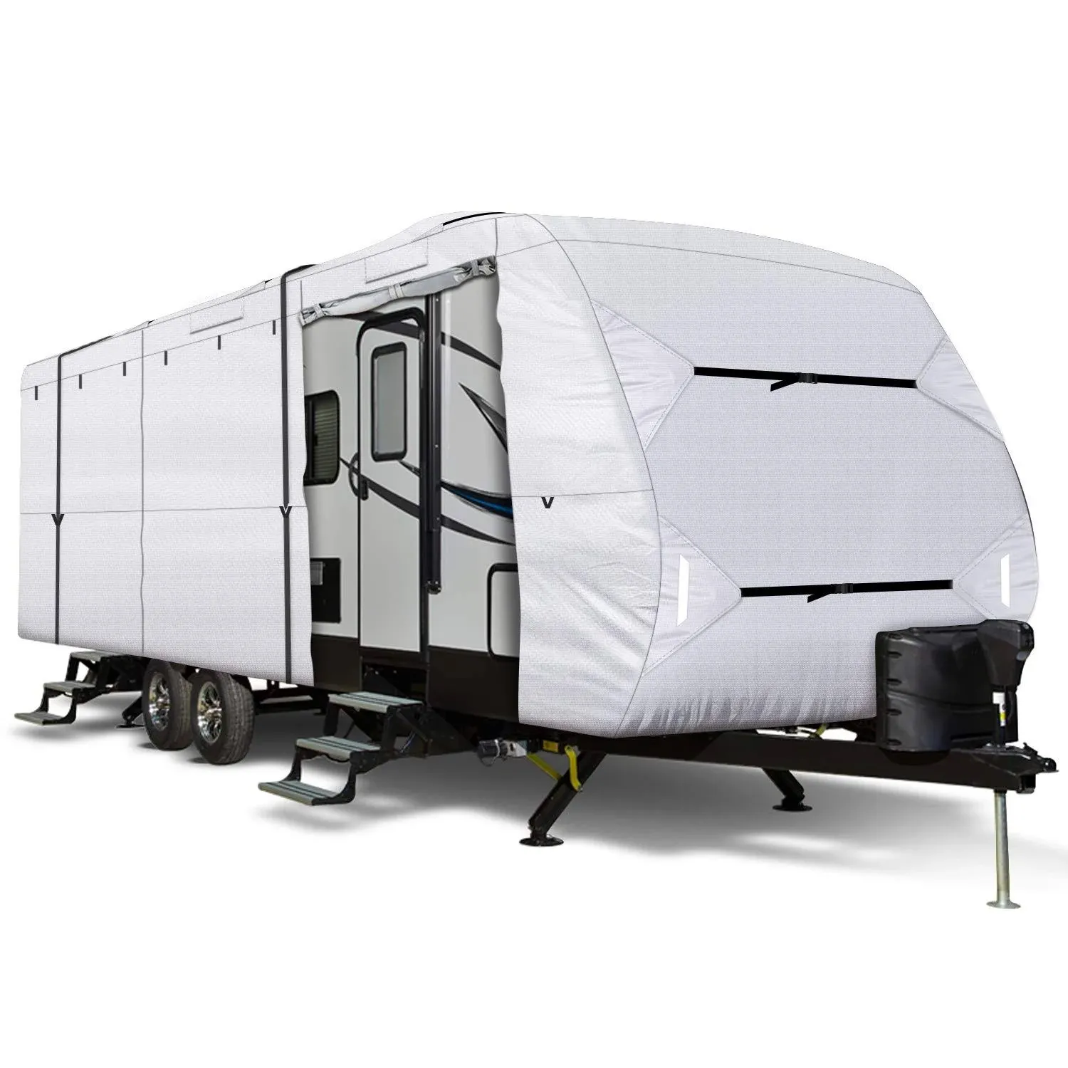 Leader Accessories 150D 24&#039;-27&#039; Ripstop Diamond Camper Travel Trailer RV Cover