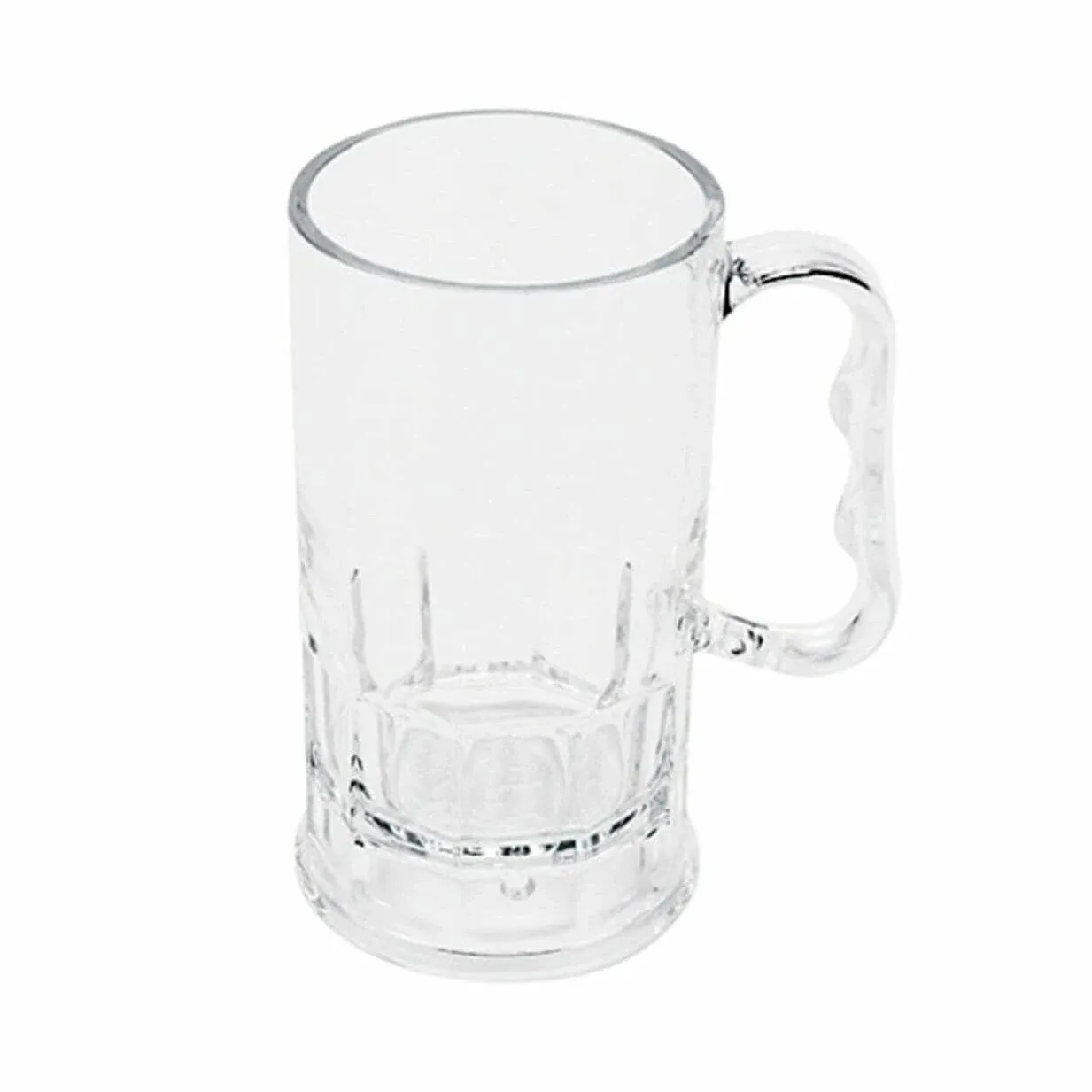 GET Enterprises inc Styrene Acrylonitrile Clear Beer Mug, 10 Ounce -- 24 per case.