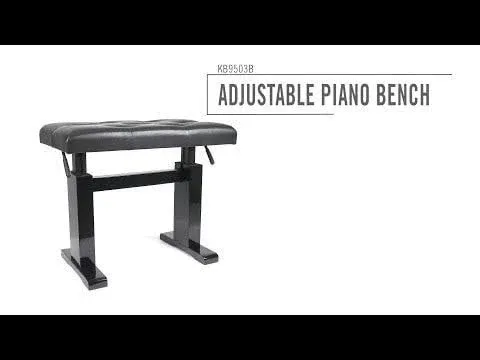 On Stage KB9503B Height-Adjustable Piano Bench