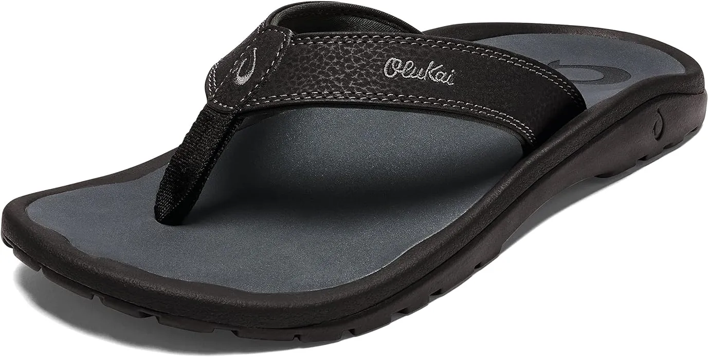 Olukai 'Ohana - Men's 13 Black/Dark Shadow