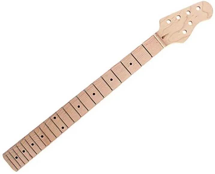 Electric Guitar Neck,Maple 22 Frets Fingerboard Compatible 4X2 Headstock for ST 