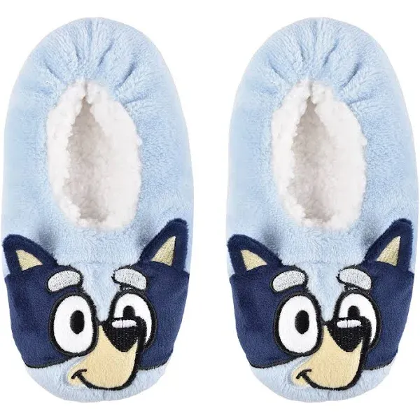 Bluey Girl's Snuggle Toe Plush Footlet Socks Slippers