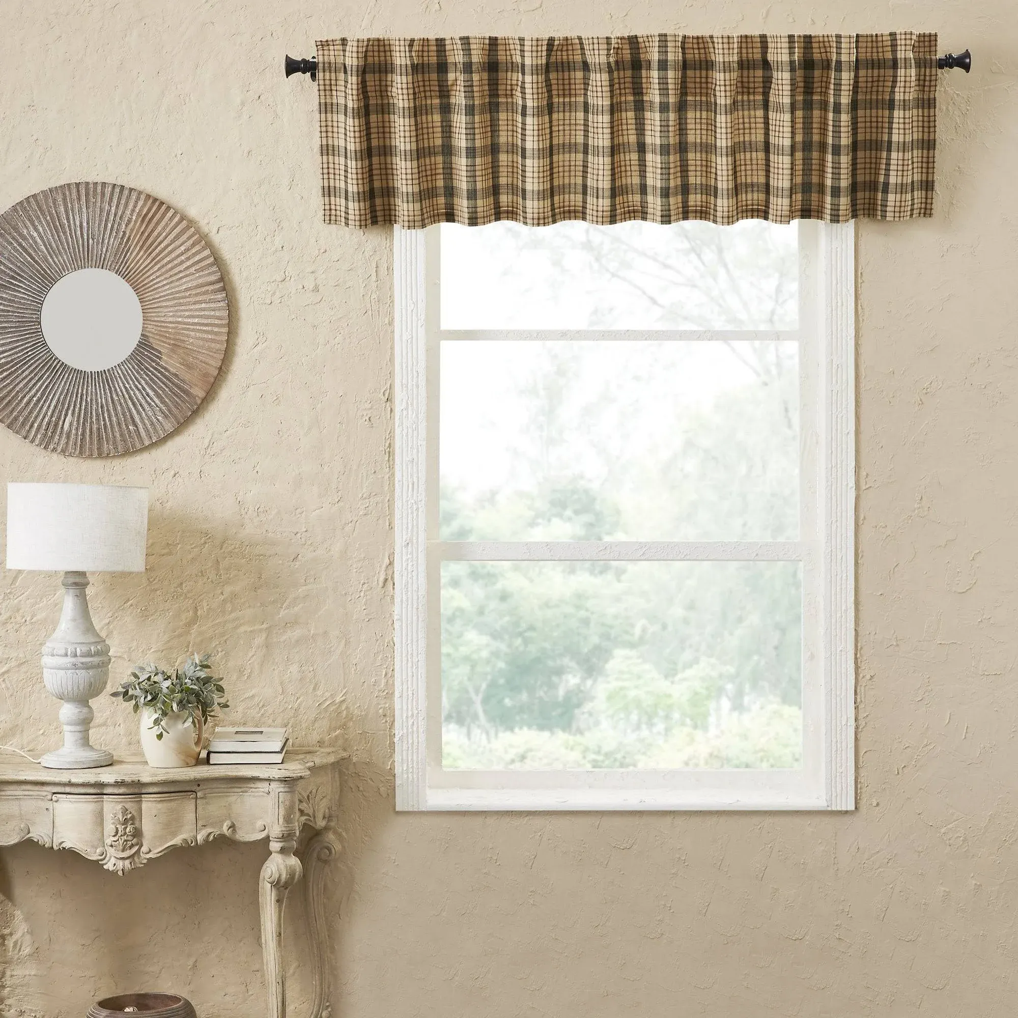 Cider Mill Plaid Valance 16x90