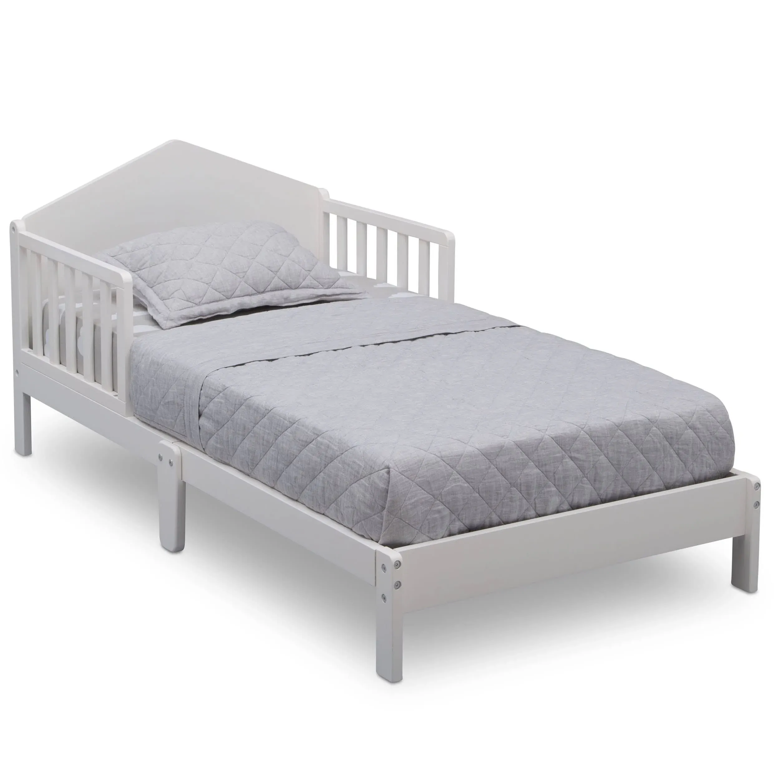 Delta Children Homestead Toddler Bed - Greenguard Gold Certified, Grey