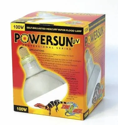 Zoo Med PowerSun UV Mercury Vapor UVB Lamp