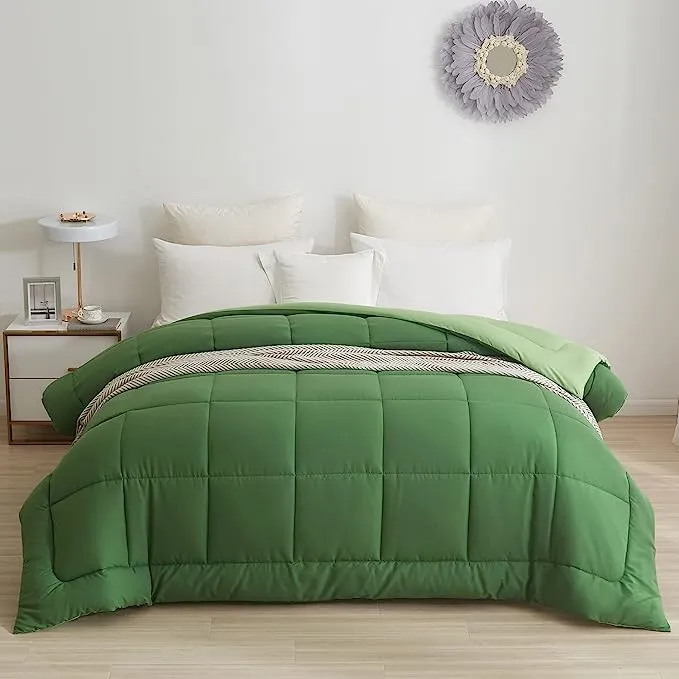 BedTreat Down Alternative Comforter with Corner Tabs - All Season Quilted King ...