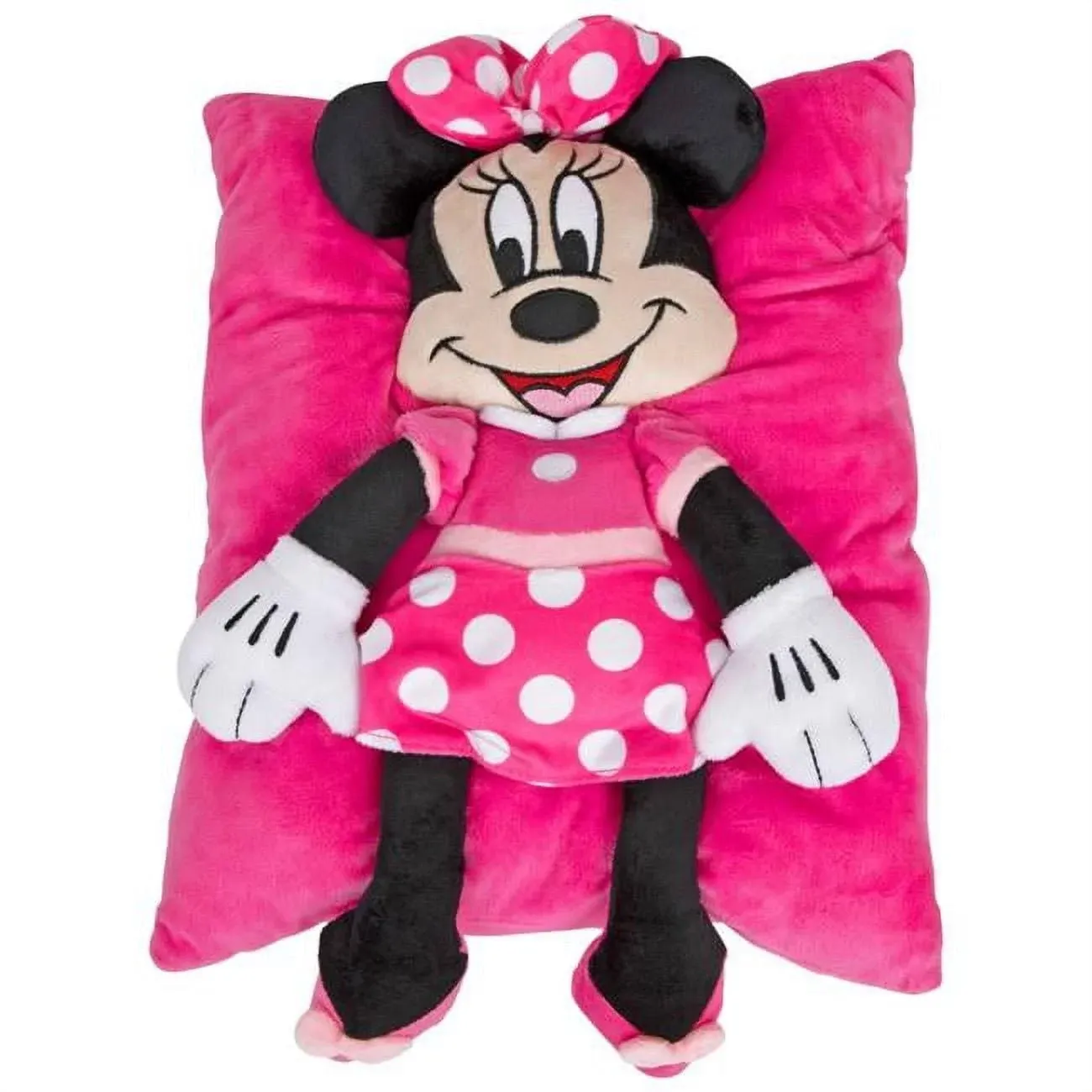 Jay Franco Disney Minnie Mouse 3D Snuggle Pillow - Super Soft - Measures 15 ...