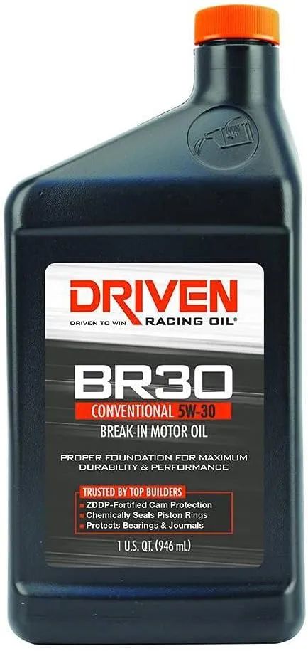 Driven Racing Oil BR-30 Break-In Motor Oil